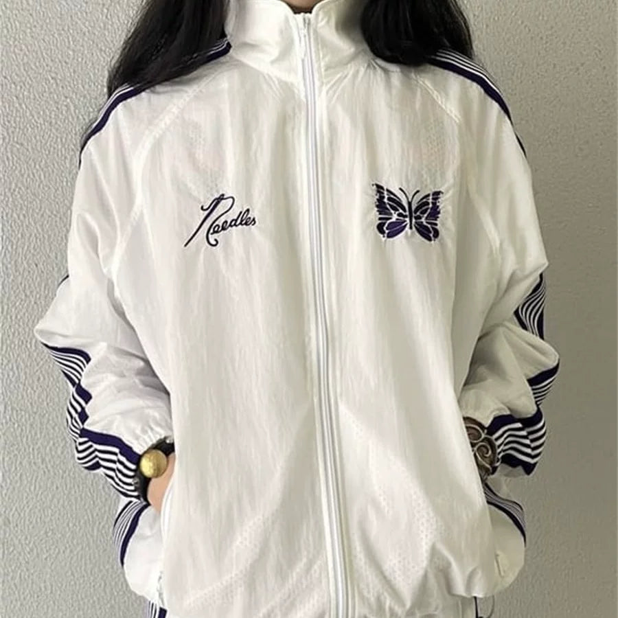 Needles joint 25SS butterfly embroidered jacket