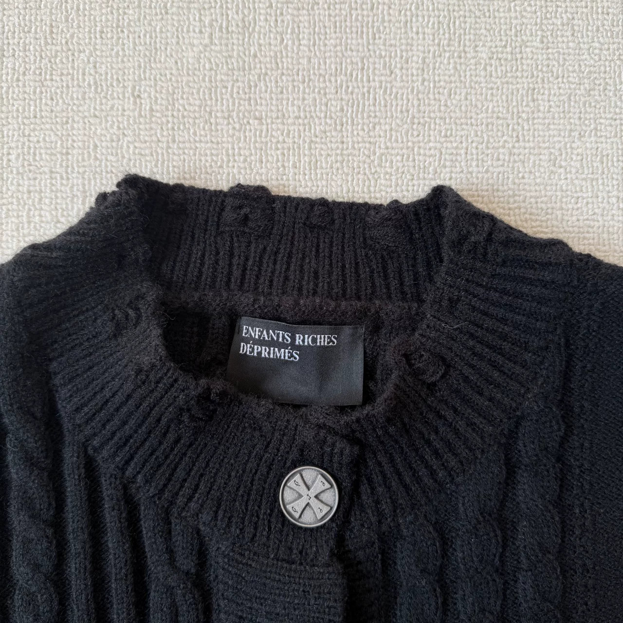 ERD Twisted knit sweater coat