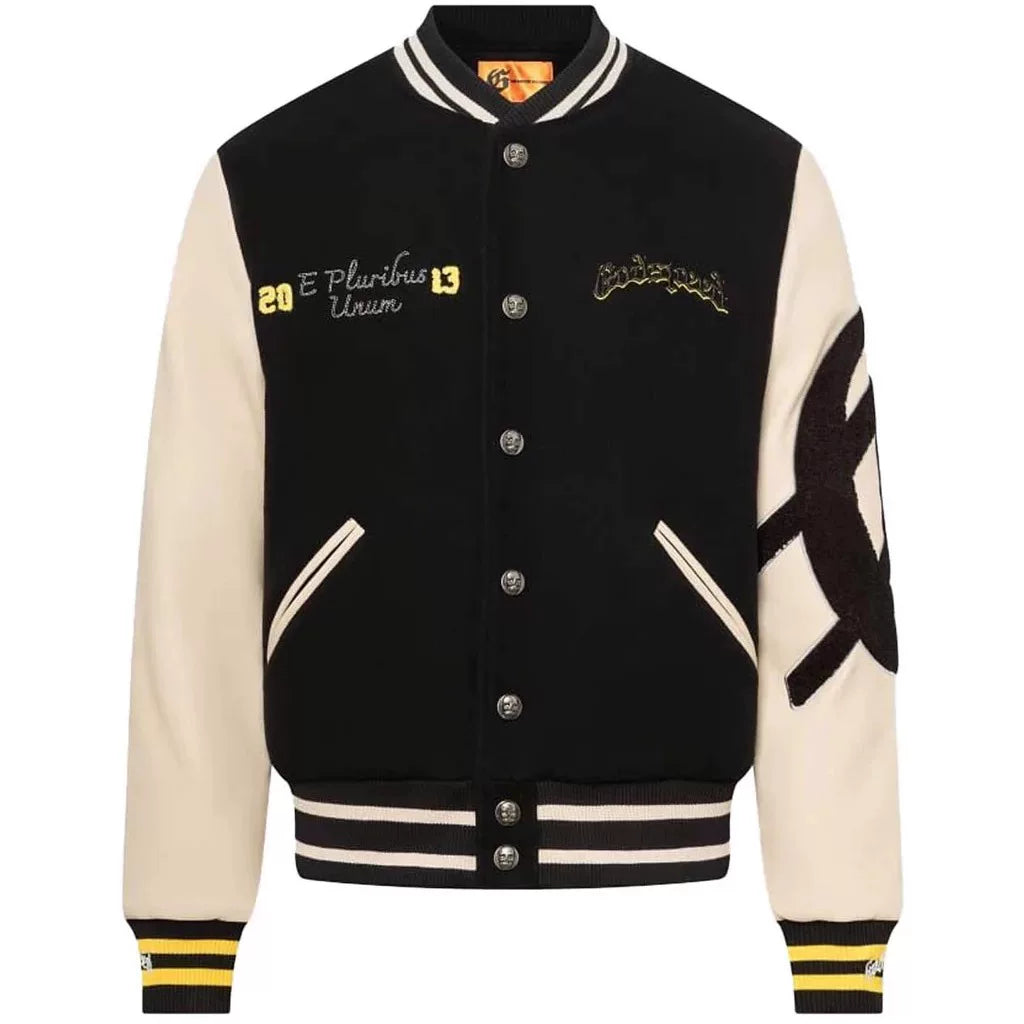 Thug club Rivet Metal LOGO Short Bomber Jacket