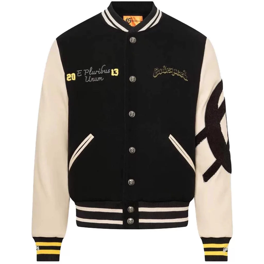 Thug club Rivet Metal LOGO Short Bomber Jacket