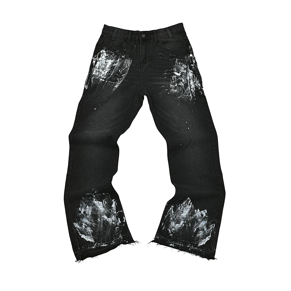 Gallery Dept American Retro Splatter Painting Denim Jeans
