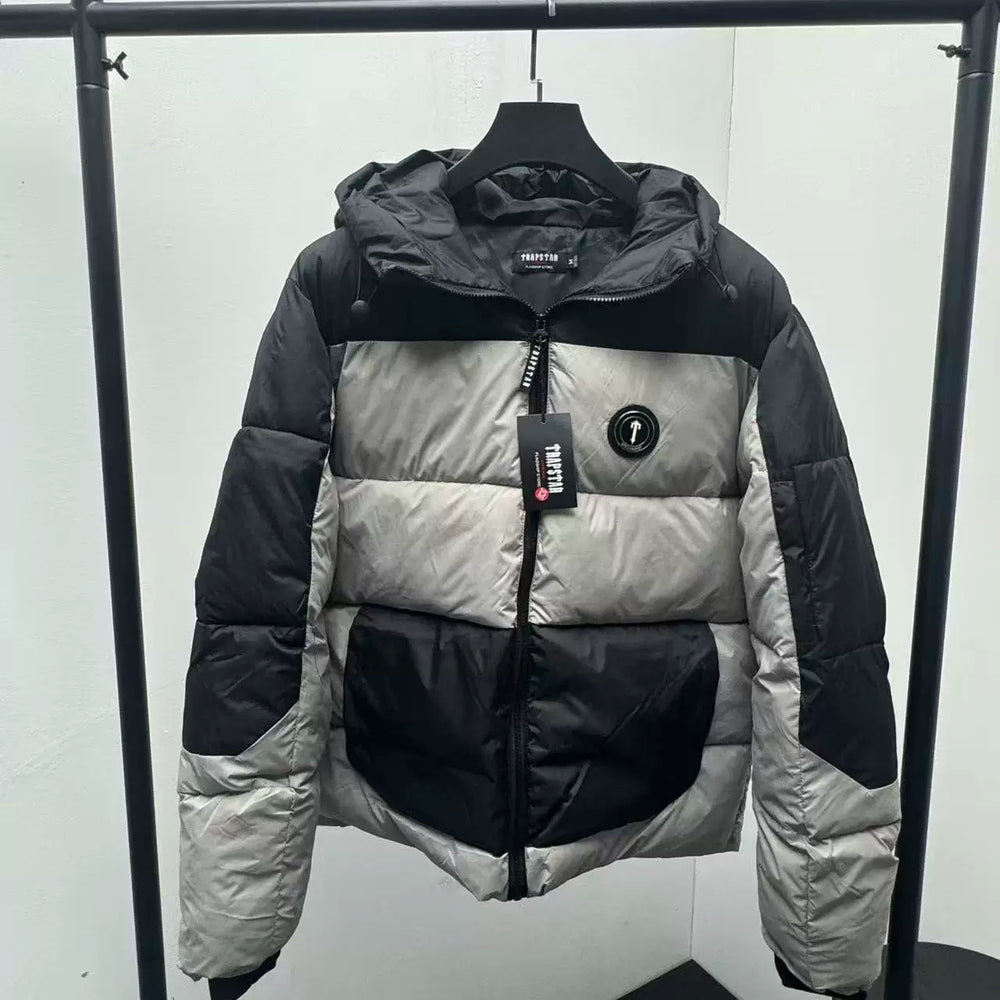 Trapstar heavy industry embroidery logo cotton-padded jacket