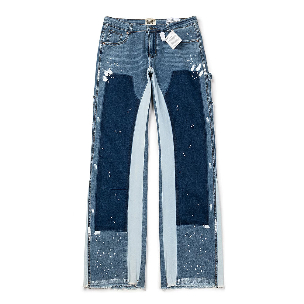 GALLERY DEPT Washed and distressed jeans