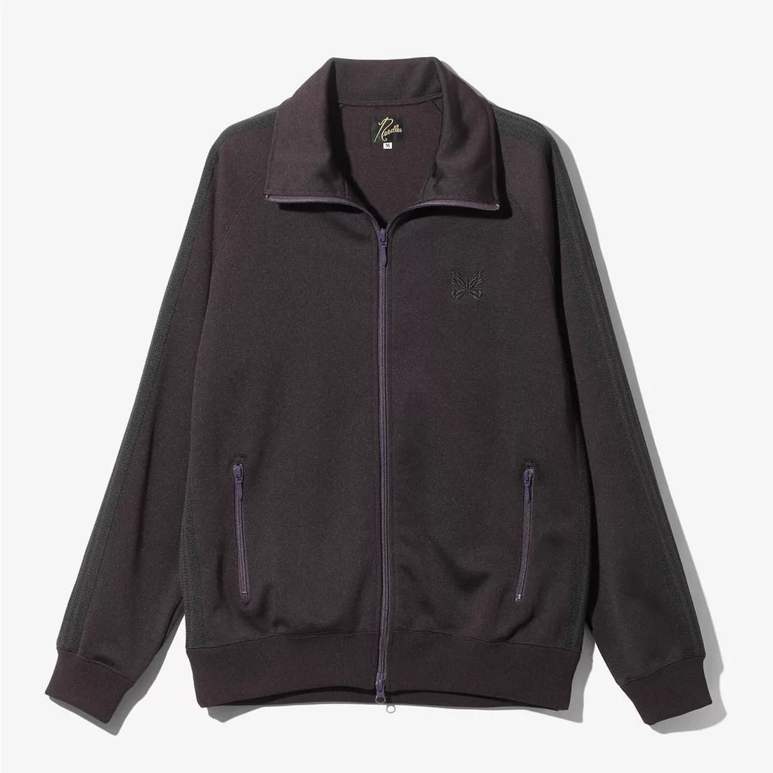 NEEDLES Butterfly Embroidered LOGO Sports Jacket Set Japanese Loose Straight Pants Zipper Jacket for Men and Women (1)