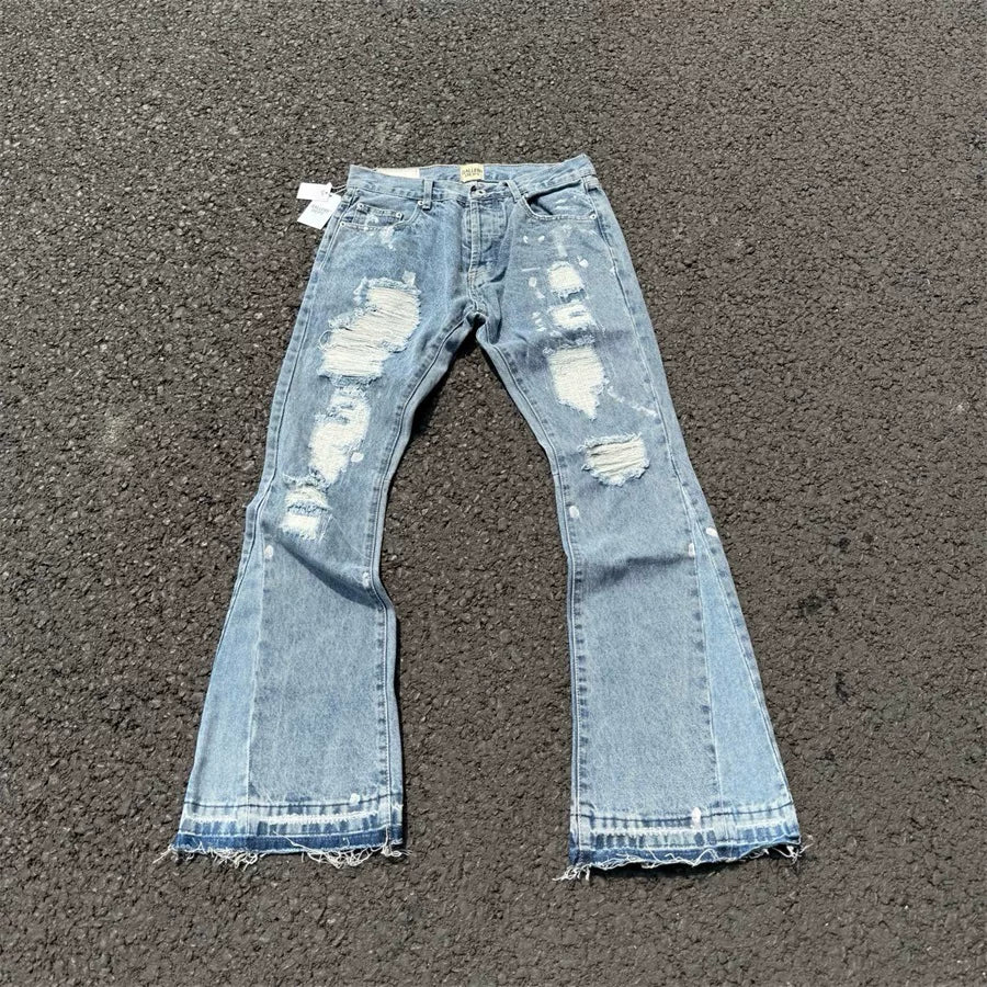 Gallery Dept Patched Together Micro Horns Denim Jeans