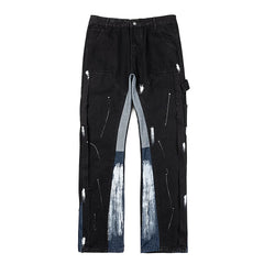 GALLERY DEPT Washed and distressed jeans