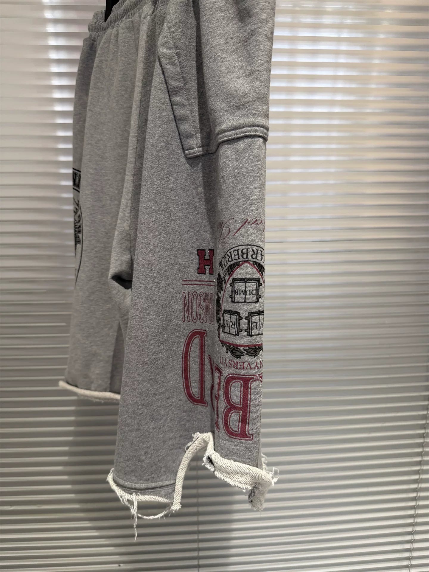 Protocol Index Casual Patchwork Letter Print Shorts