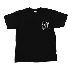KORN Rock Band Metallica Queen Nirvana Gunslinger ACDC Black and White Loose Cotton Short sleeved T-shirt