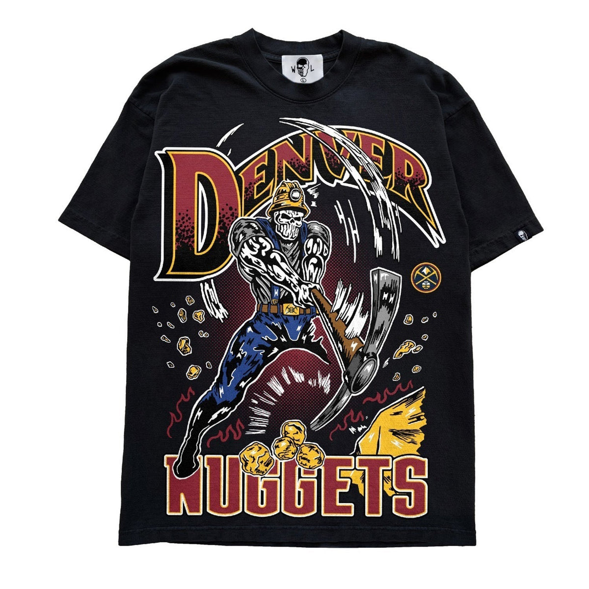 Warren Lotas Denver Nuggets Miner T-Shirt - Black