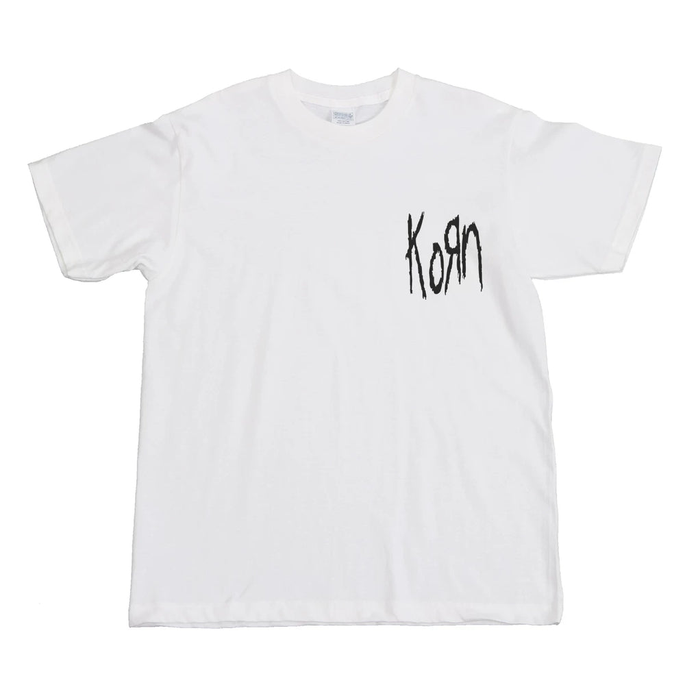 KORN Rock Band Metallica Queen Nirvana Gunslinger ACDC Black and White Loose Cotton Short sleeved T-shirt