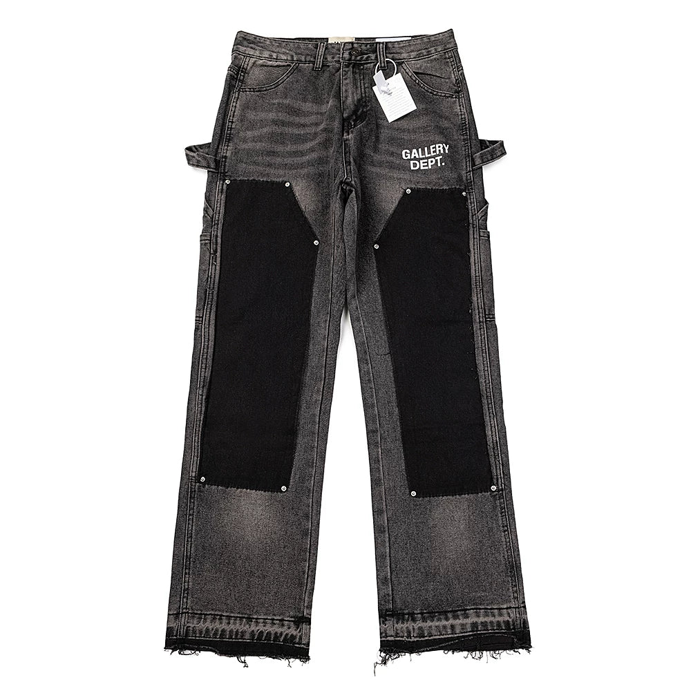 GALLERY DEPT Washed and distressed jeans