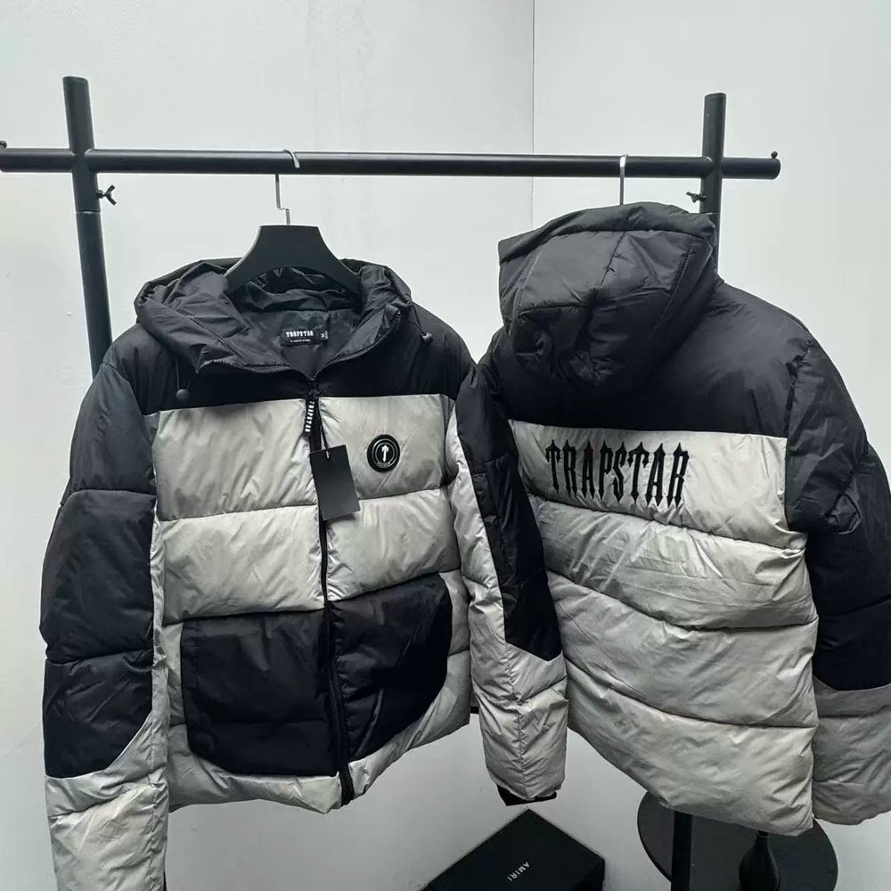 Trapstar heavy industry embroidery logo cotton-padded jacket