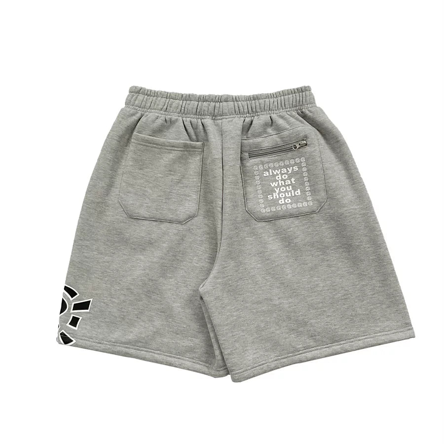 ADWYSD Printed Loose Drawstring Shorts