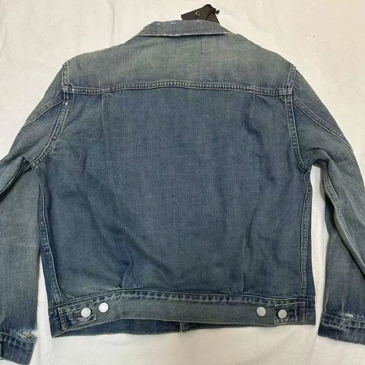 ERD washed spoiled denim jacket