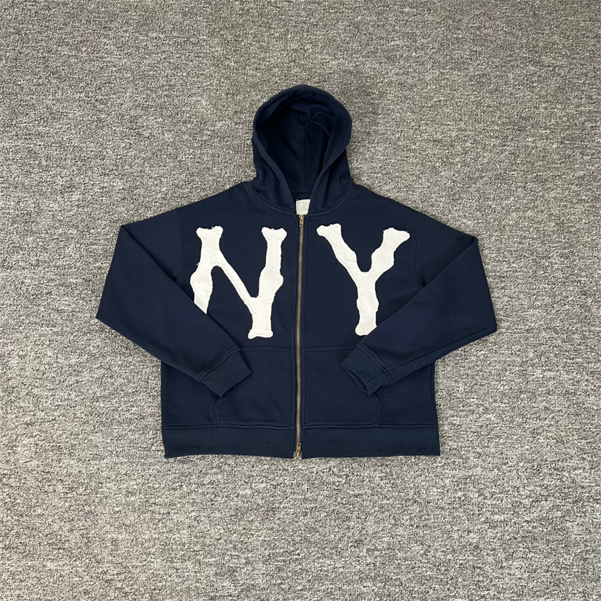 Memory Lane Park NY patch embroidered hooded coat