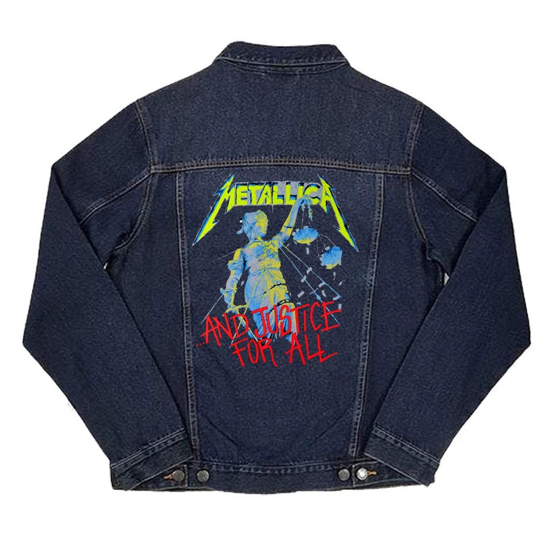 Gunslinger Nirvana Metallica Pink Floyd Beatles Rock Cowboy Jacket Set for Men (1)