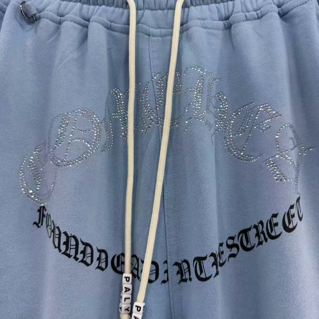 Paly Hollywood distressed printed shorts
