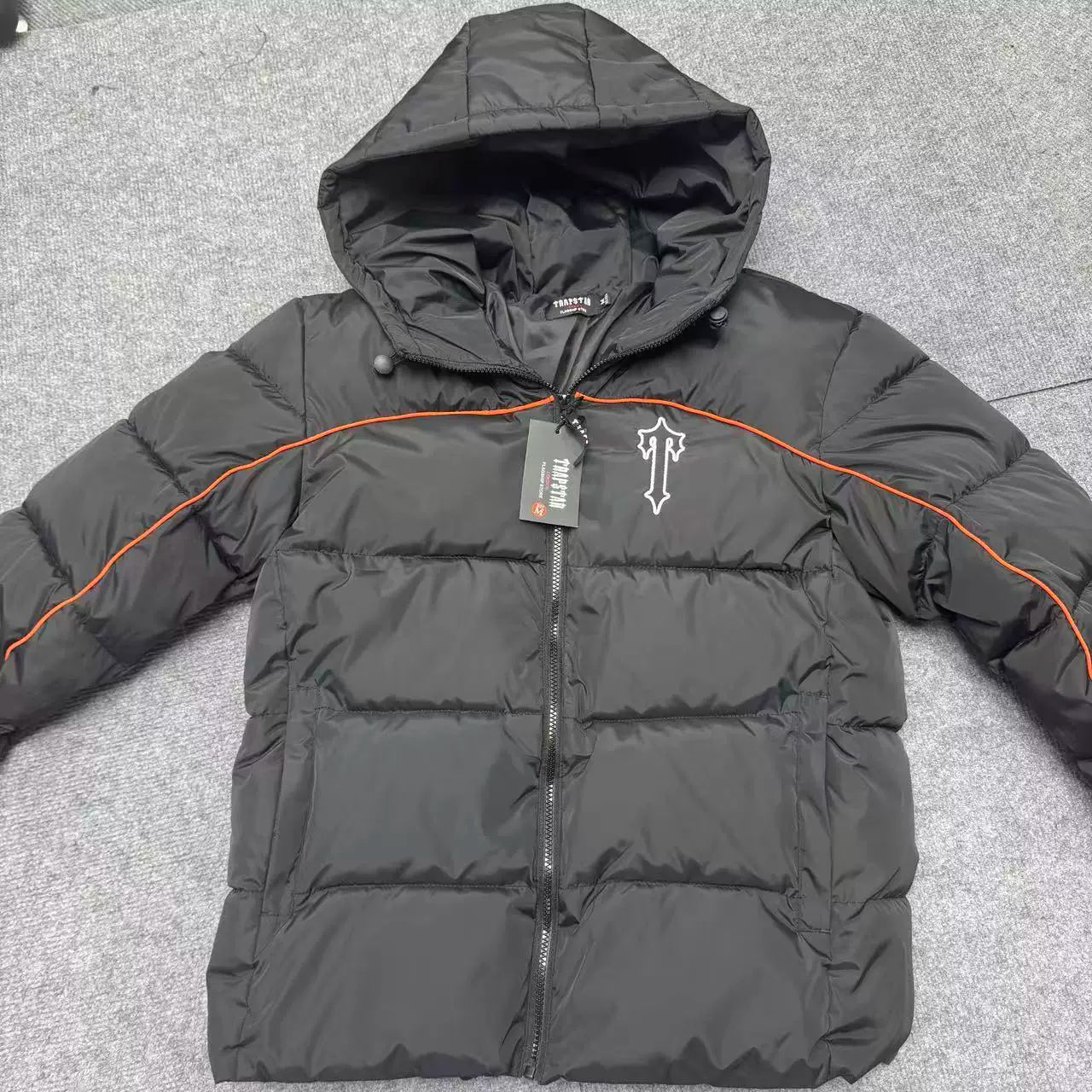 Trapstar three-dimensional embroidery cotton-padded jacket