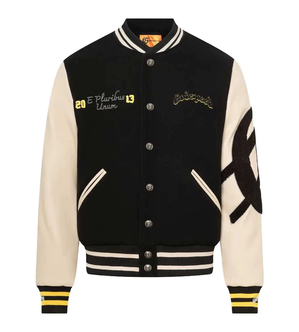 Thug club Rivet Metal LOGO Short Bomber Jacket