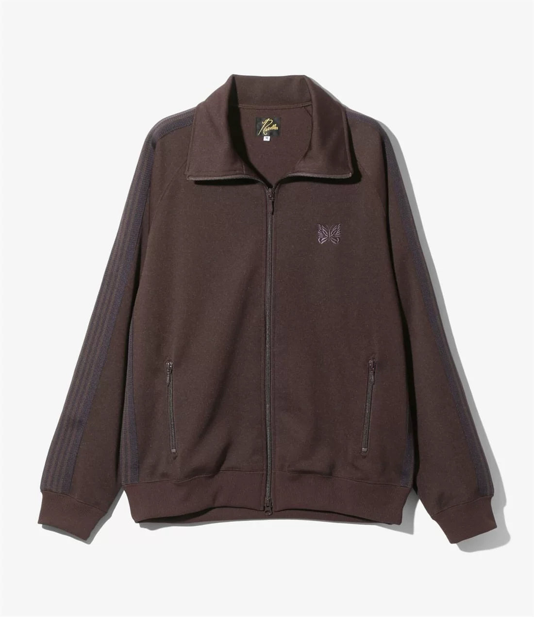 NEEDLES Butterfly Embroidered LOGO Sports Jacket Set Japanese Loose Straight Pants Zipper Jacket for Men and Women (1)