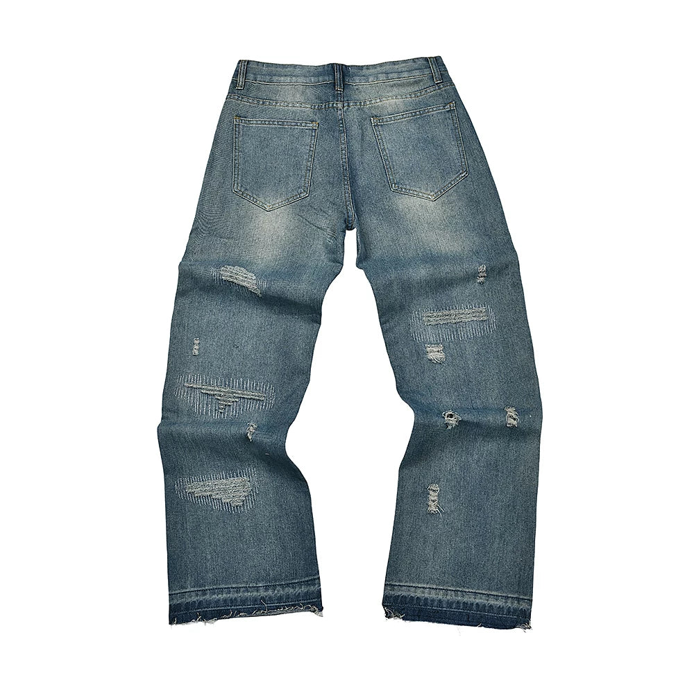 Gallery Dept washed distressed jeans