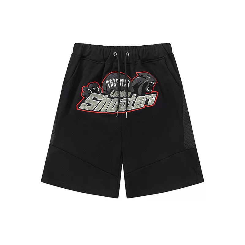 Trapstar Mesh Stitching Panther Towel Embroidered Casual Set