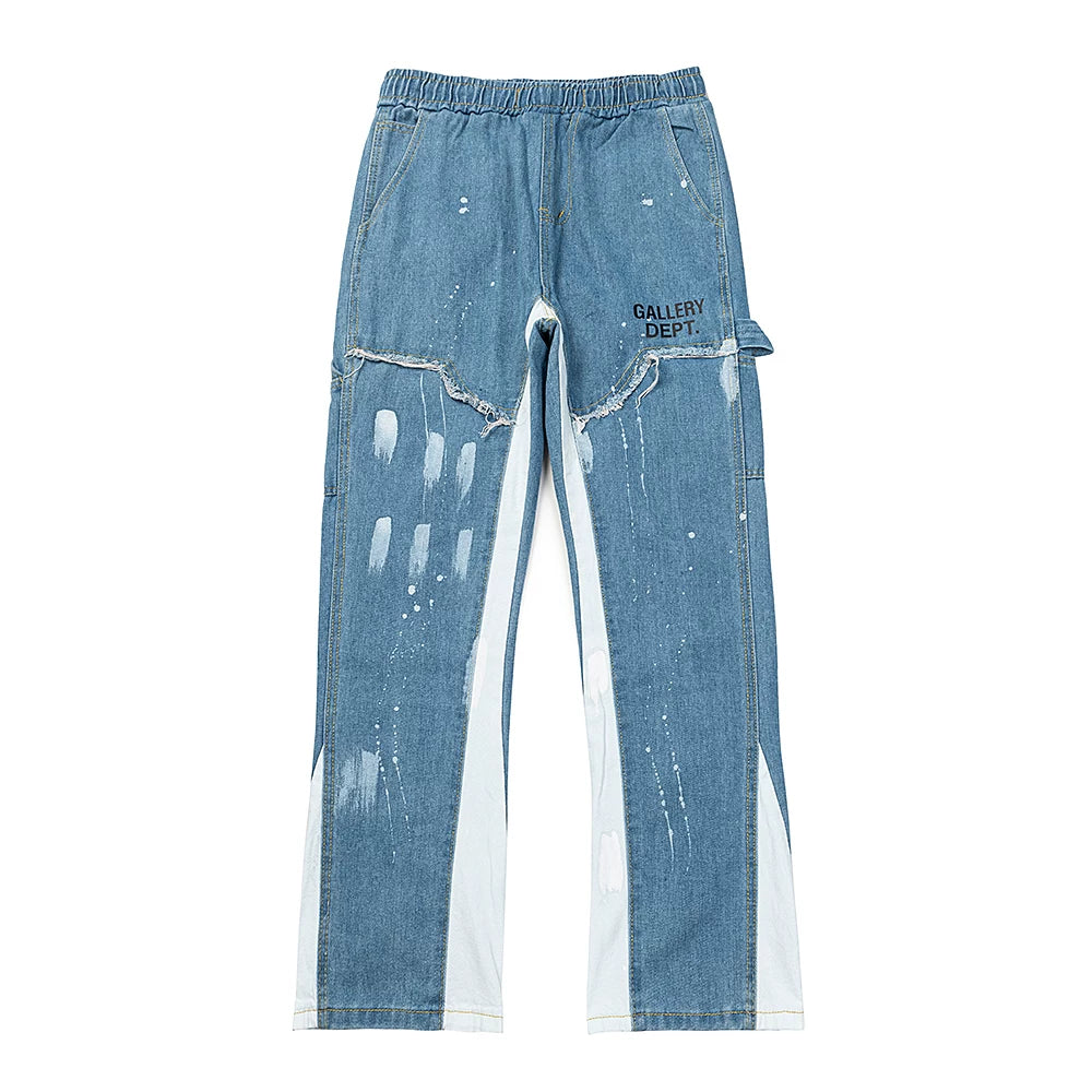 GALLERY DEPT Washed and distressed jeans
