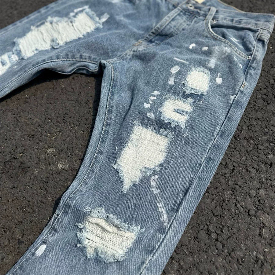 Gallery Dept Patched Together Micro Horns Denim Jeans
