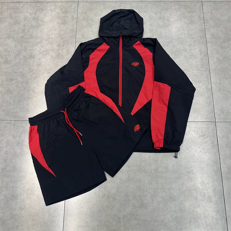 Synaworld embroidery woven leisure sports set