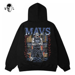 Warren Lotas Mavs Stadium Skull Hoodie - Black