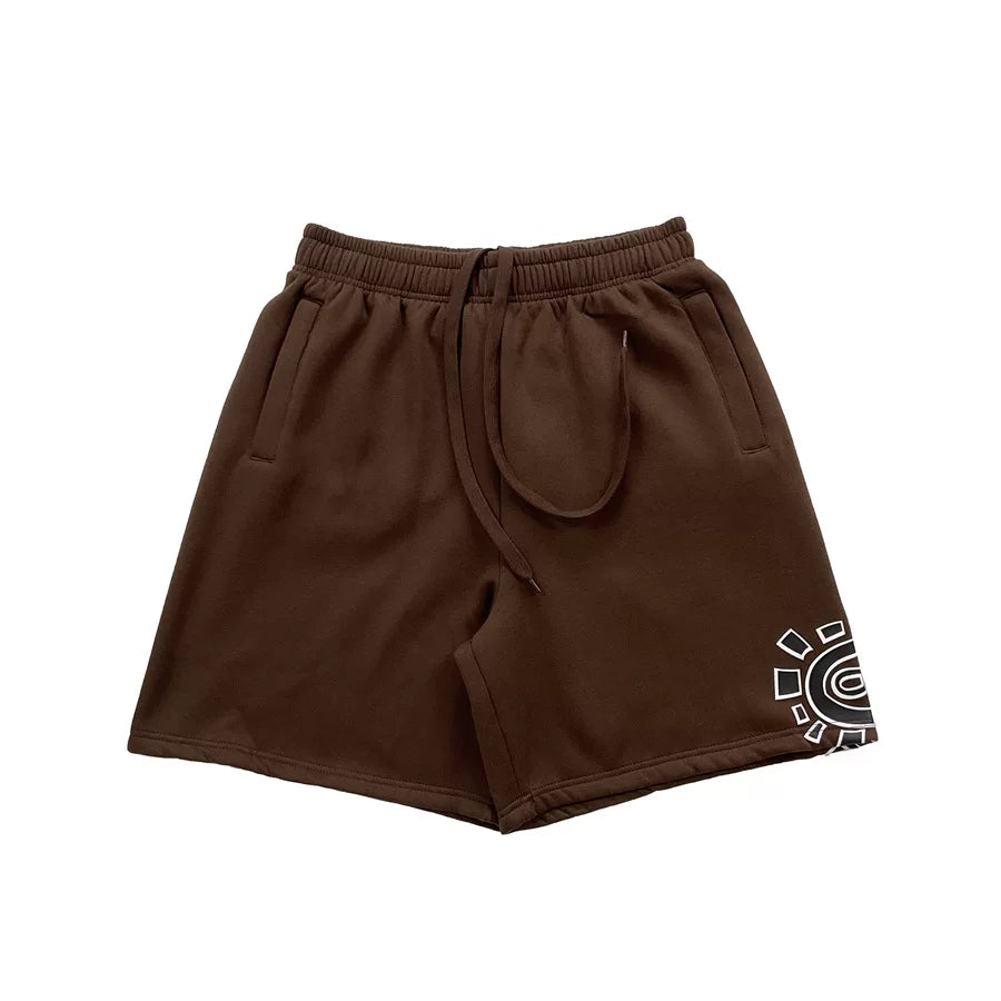 ADWYSD Printed Loose Drawstring Shorts