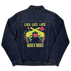春秋款欧美复古Guns N’ Roses枪花乐队街头摇滚机车牛仔外套男 (5)