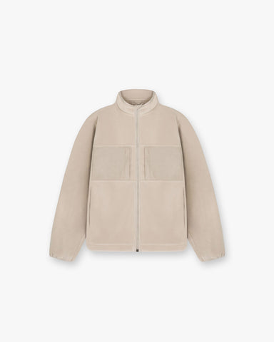 247 Polar Panelled Fleece - Pebble