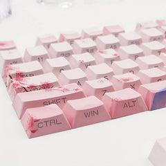 Cherry Blossom Keyboard Keycaps