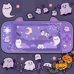 Ghost Kitties Desk Pad