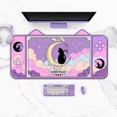 Moon Cat Desk Pad