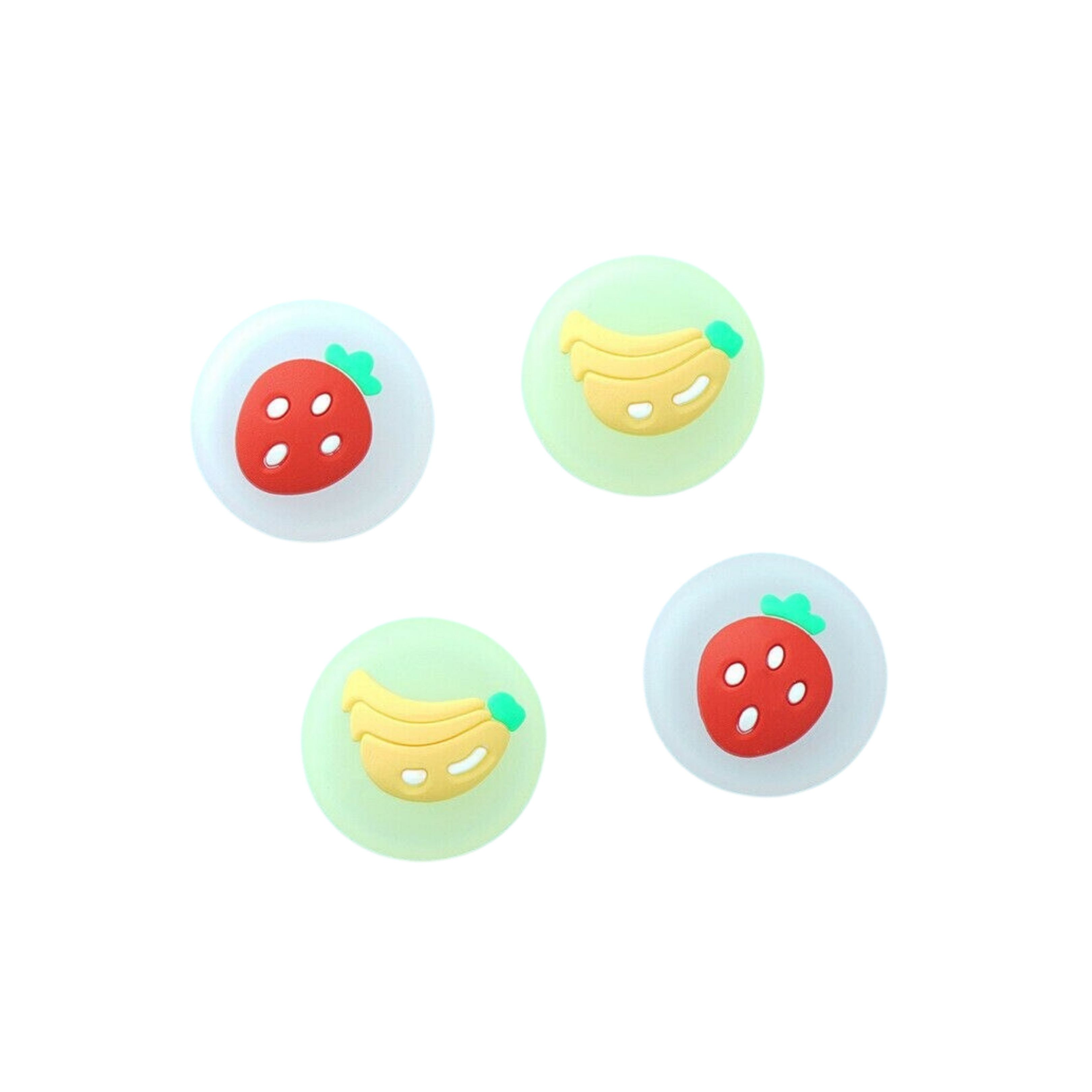 Fruits Thumb Grip - Strawberry & Banana