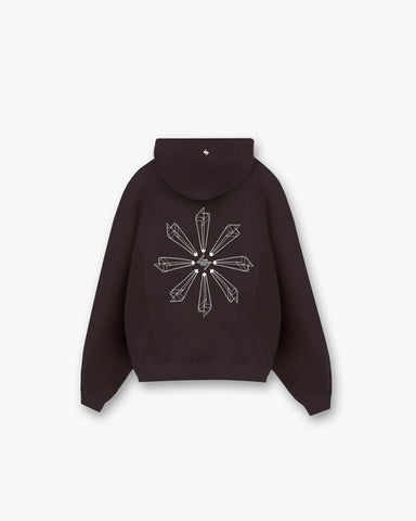247 Uprising Oversized Hoodie - Chocolate