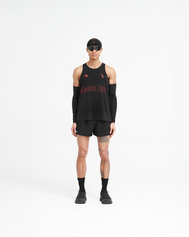 247 London Singlet - Black