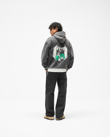 Represent x The Viper Room Dice Hoodie - Vintage Grey