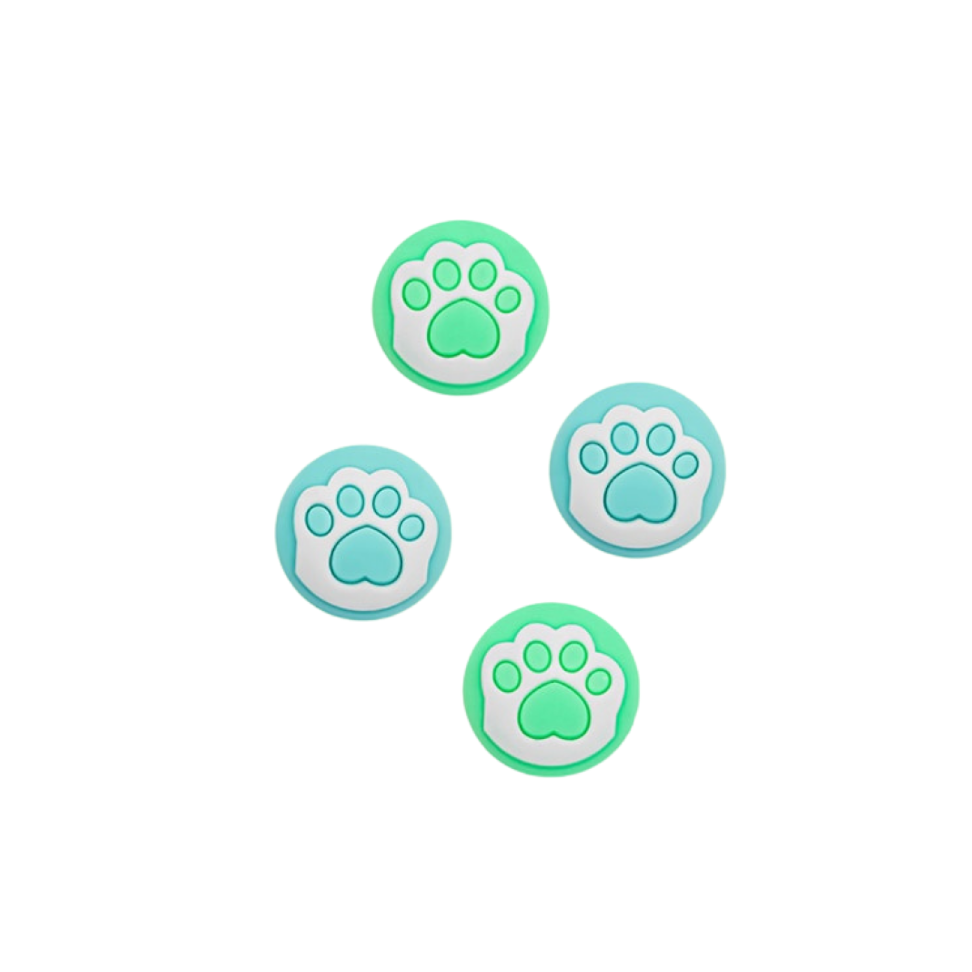 Pets Paw Thumb Grip - Green Blue